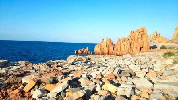 Bilocale 10 al mare con veranda Àrbatax Exterior foto